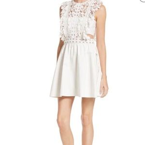 Self-Portrait Floral Vine Mini Dress